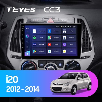 Штатная магнитола TEYES CC3 9.0" для Hyundai i20 2012-2014