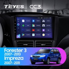 Штатная магнитола TEYES CC3 9.0" для Subaru Forester 2007-2013